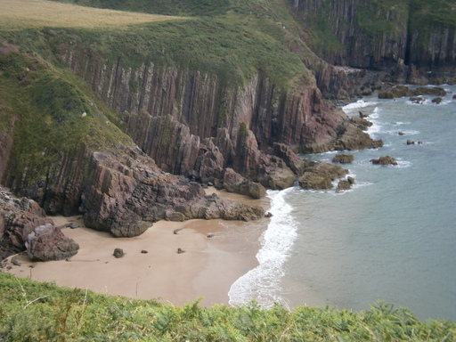 Inaccessible beaches due to cliffs