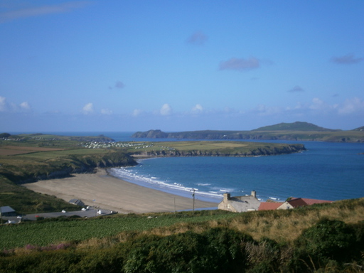 Empty Whitesands Bay in the morning