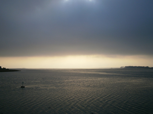 ... getting dark quickly after dinner