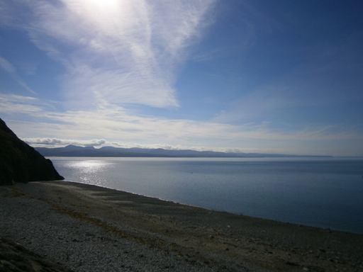 Snowdonia mountains in the back
