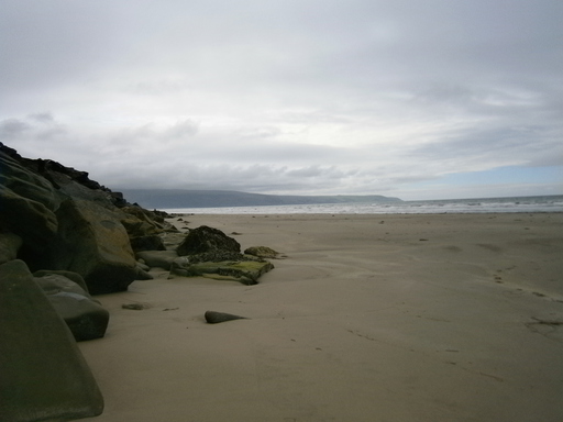 Next days route in the background