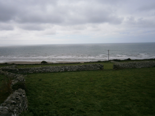 Due to high tide we had to walk the official path and could not walk along the sea