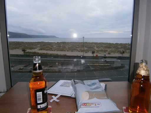 Our B&B view to the sea