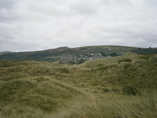 Harlech Castle from the Dunes