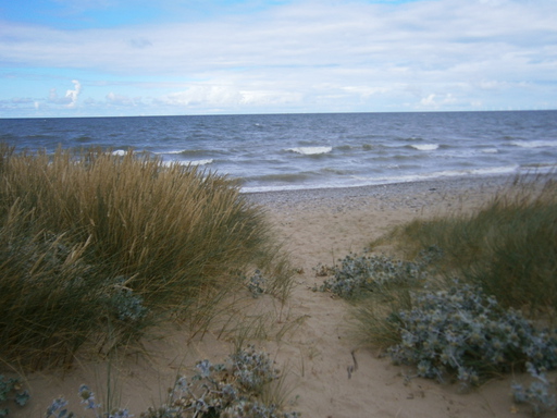 Not much to see on the way to Rhyl, seeing the sea was rare due to wave breakers.