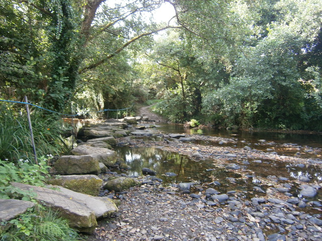 Small stream crossing at the beginning