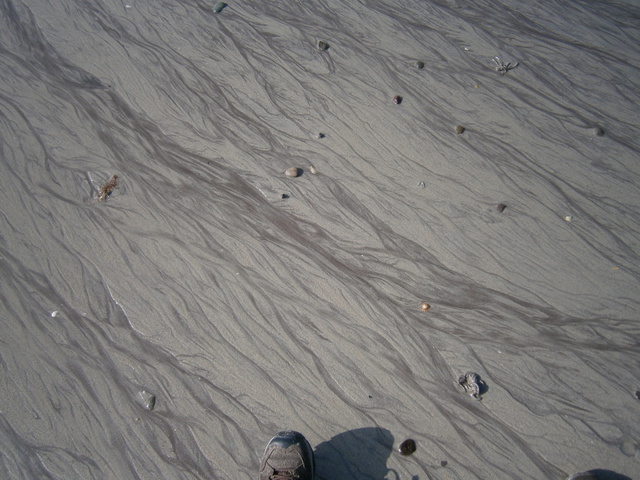 Some small rivulets at Ventry Beach