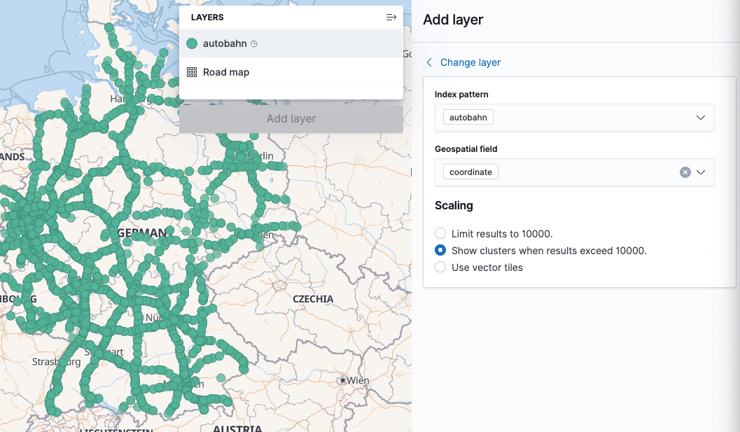 Kibana Maps Add Layer