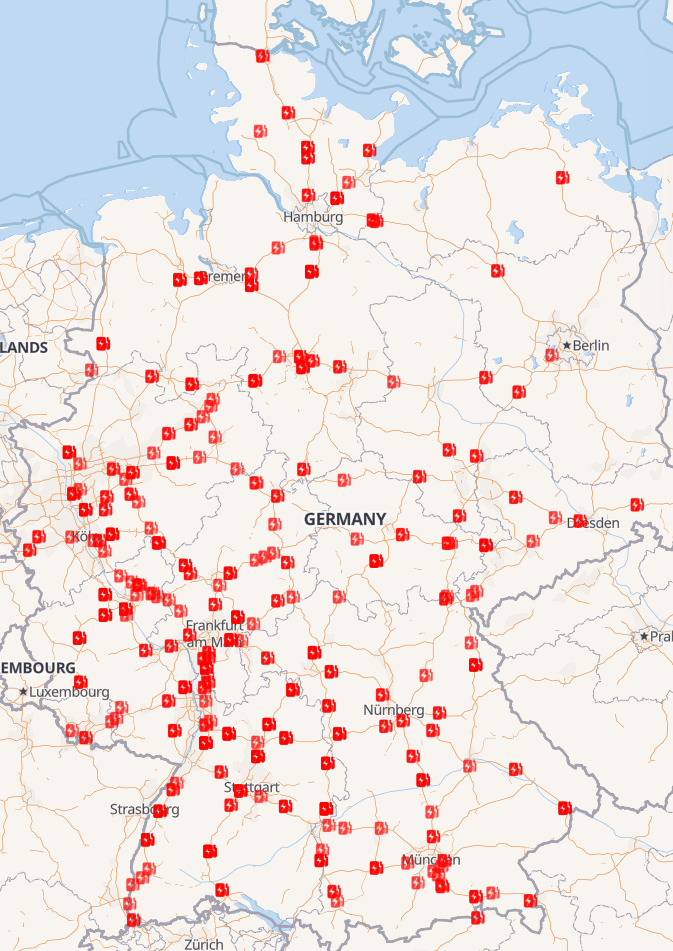 Kibana Maps Charging Stations