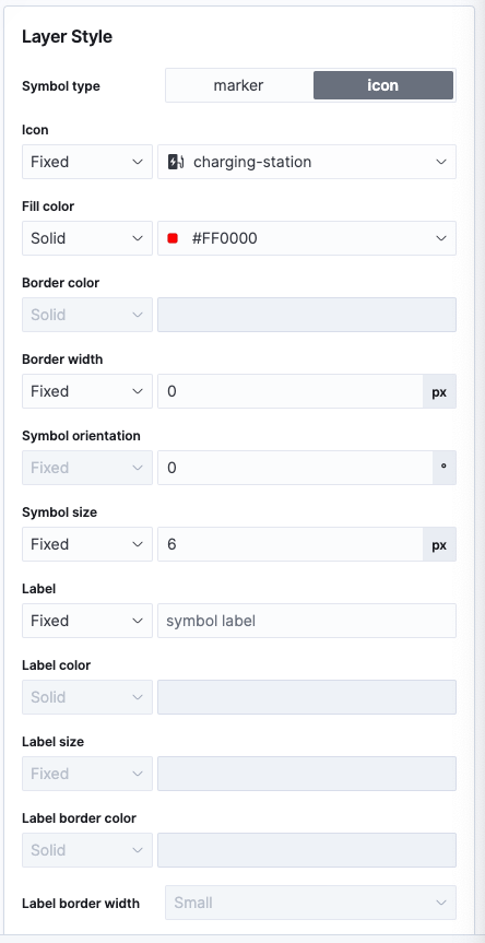 Kibana Maps Layer Style
